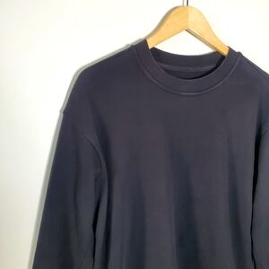 Lululemon Perfectly Oversized French terry cloth Black Crew neck sweatshirt